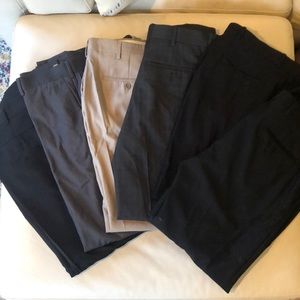 6 pairs of dress pants (various brands)